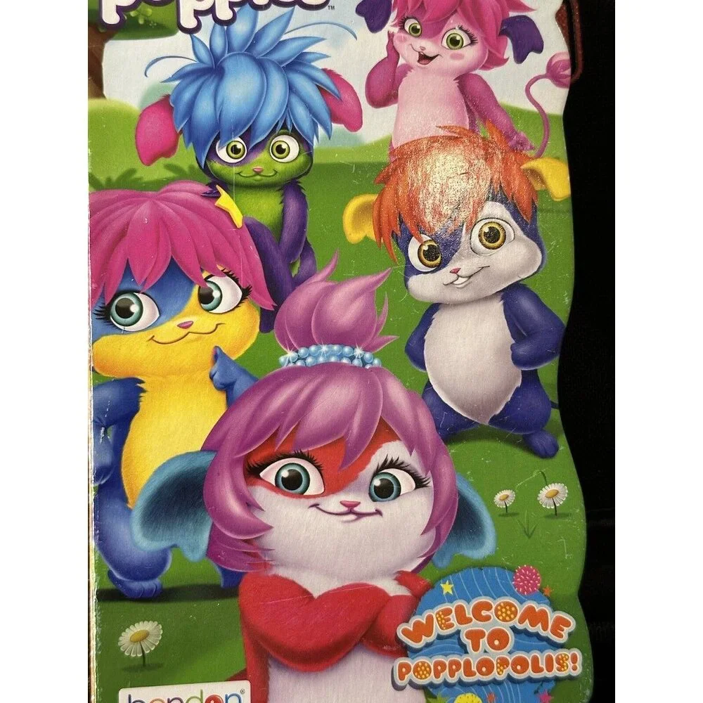 Popples, Welcome to Popplopolis! 2016 By Bendon‎ Publishing VERY RARE BOARD BOOK